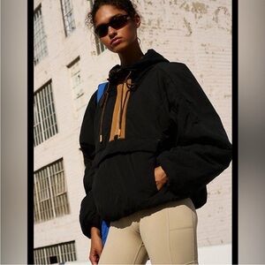 Free People Pippa Packable Puffer Black NWT